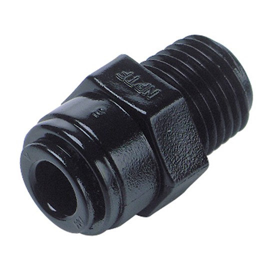 JG 1/4" Push Fit x 1/2" Male NPTF