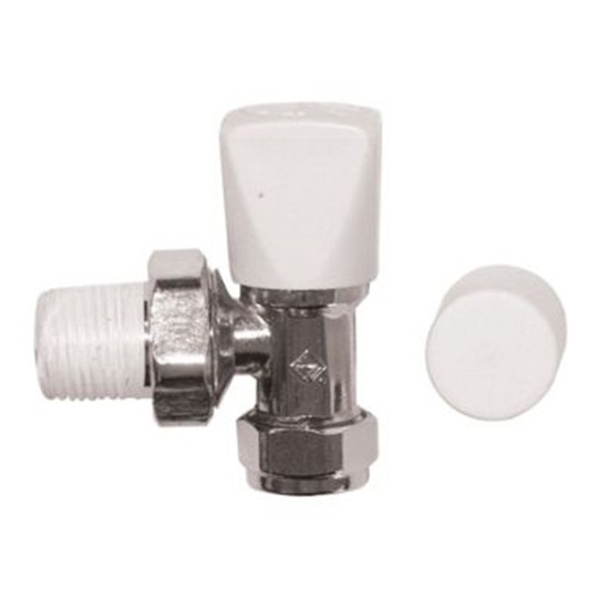 Primaflow Chrome 3/4" Angled Radiator Valve Nut