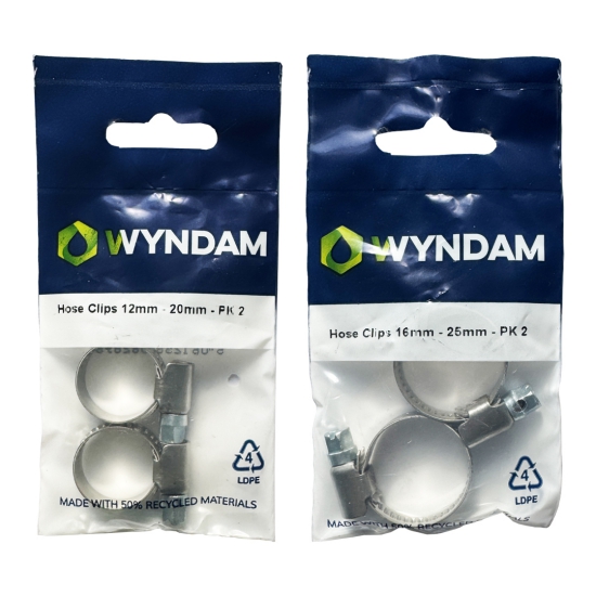 Wyndam Pre Pack Hose Clips - Pack of 2