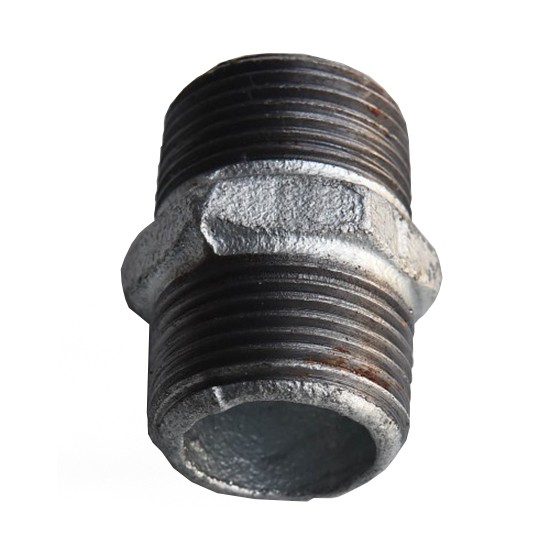 Galvanised Malleable Iron Hexagon Nipple