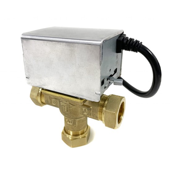 EPH Controls B322PF 22mm 3-Port Motorised Valve