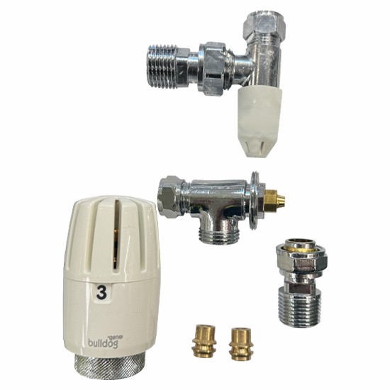 Pegler Bulldog II - 15mm Angled TRV/LS Pack 643150