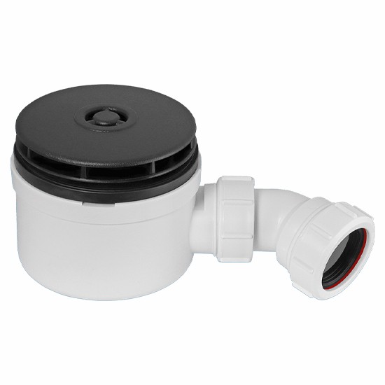 McAlpine 90mm Black Shower Trap