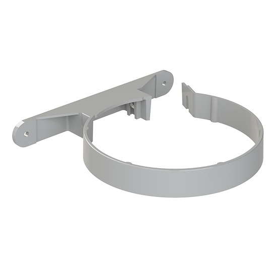 6" Polypipe Grey Plastic Pipe Clip - SC64G