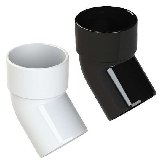40mm Polypipe Solvent Waste 45º Spigot Bend - WS49