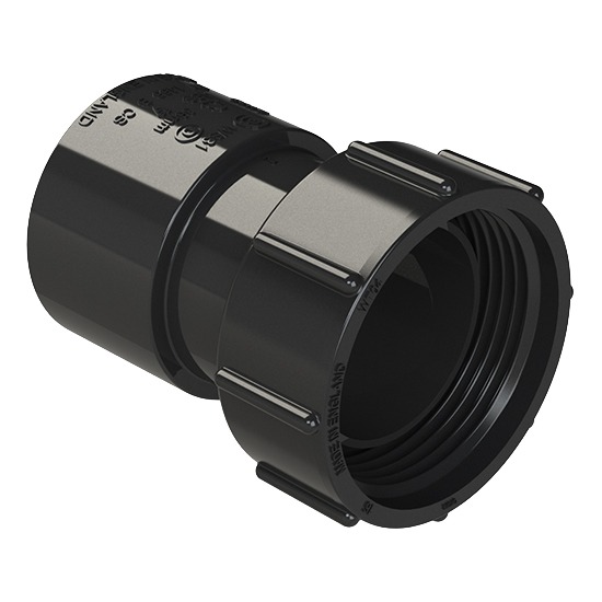 Polypipe 32mm WS31B Black Solvent Waste Female Threaded Coupling