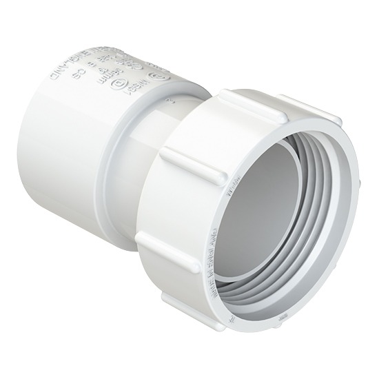 Polypipe WS31W 32mm White Solvent Waste Female BSP Coupling