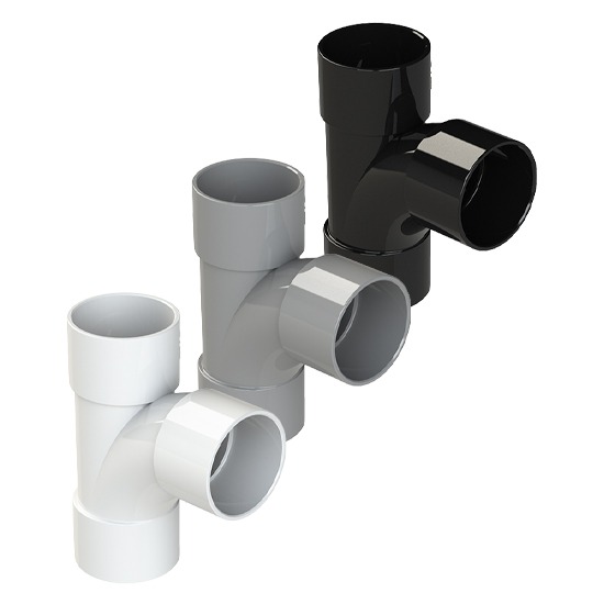 Polypipe 32mm WS21 Solvent Waste Pipe 92.5° Swept Tee