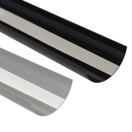 Polypipe RL601 Half Round Gutter - 4m x 160mm