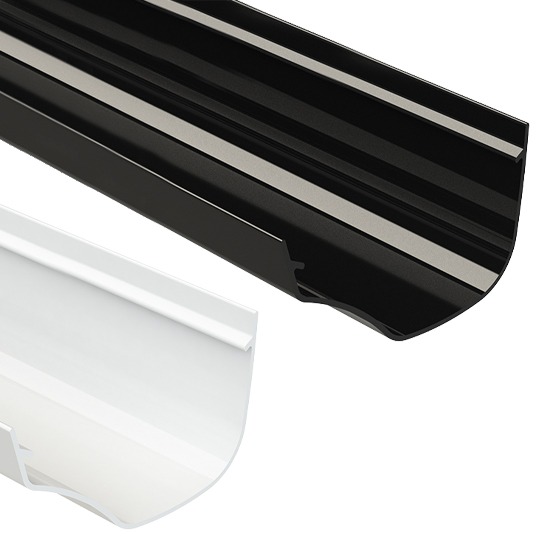 Polypipe ROG01 Ogee Gutter - 4 Metre x 130mm x 70mm
