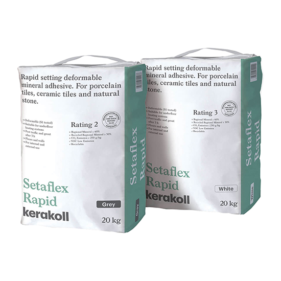 Kerakoll Setaflex Rapid Tile Adhesive - 20Kg