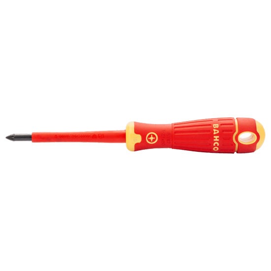 Bahco B142.001.080 Insulated Pozi Screwdriver - PZ1 x 80