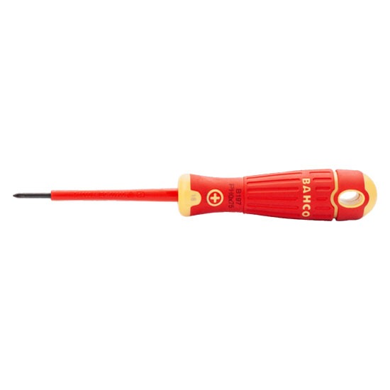 Bahco B197.001.080 Insulated Phillips Screwdriver - PH1 x 80
