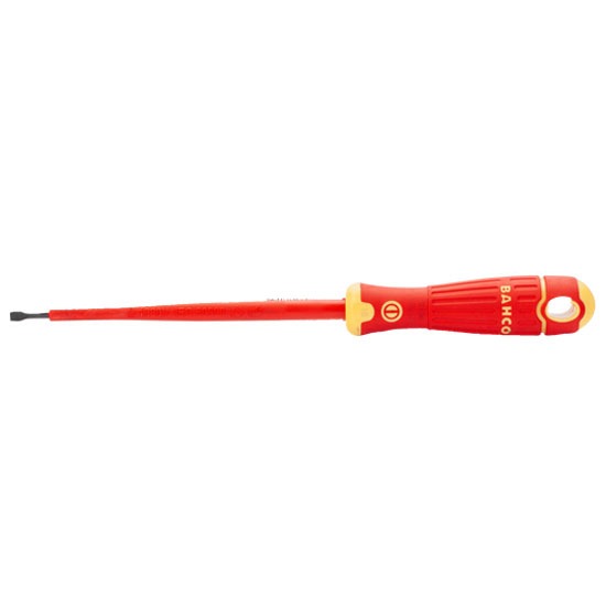 Bahco Insulated Slotted Screwdriver - 125 x 5.5mm