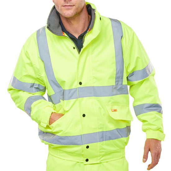 Beeswift Hi-Vis Yellow Bomber Jacket