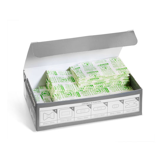 Beeswift Medical CFAFP100 Assorted Fabric Plaster - Box of 100
