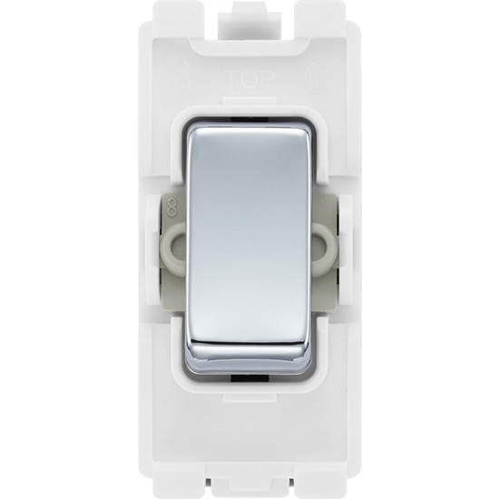 BG 20AX Switch Module 2 Way Single Pole Polished Chrome - RPC12