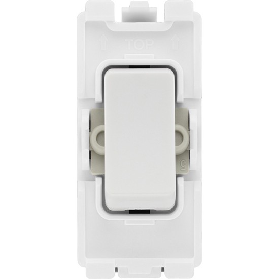 White BG 20AX Switch Module R12 2 Way Single Pole