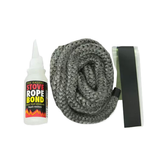 Black Rope Pack 2.5 Metre With Glue