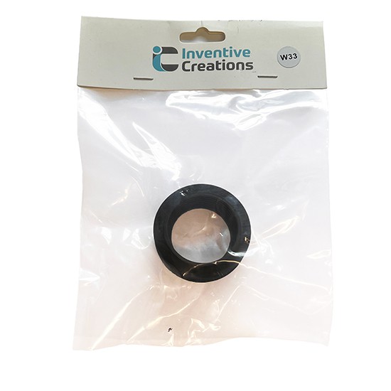 Black Rubber Grohe/Siamp Type Flush Pipe Seal W33