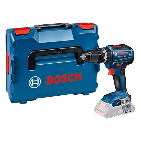 Bosch GSB 18V-55 Cordless Combi & L-Boxx - Body Only