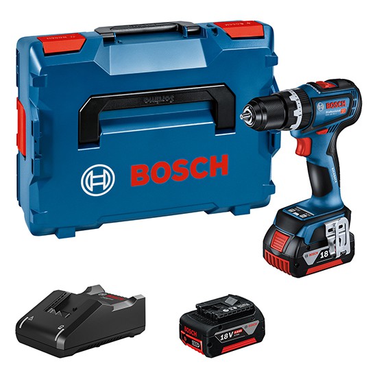 Bosch GSB 18V-90 C Cordless Combi & L-Boxx