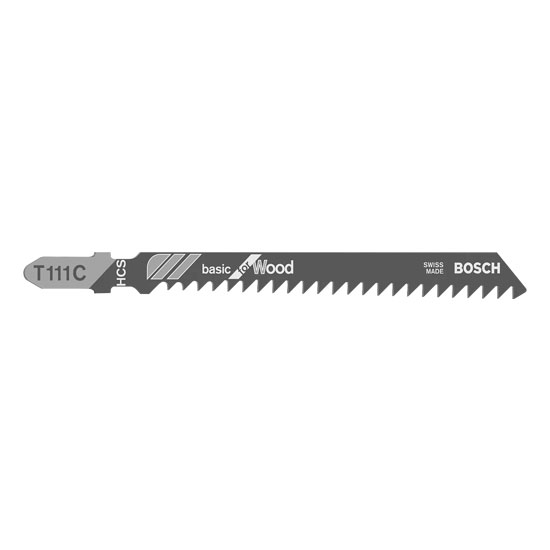 Bosch T 111 C  Jigsaw Blades (5 per Pack)