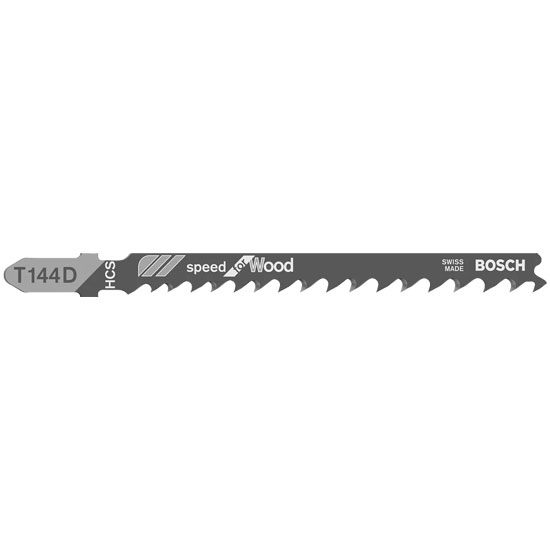 Bosch T 144 D Jigsaw Blades (5 per Pack)