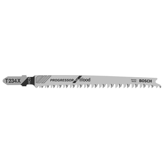 Bosch T 234 X Progressor Jigsaw Blades (5 per Pack)