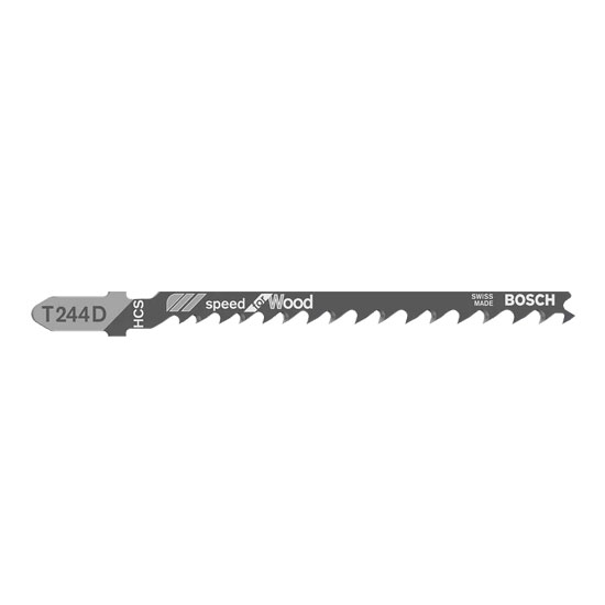 Bosch T 244 D Jigsaw Blades (5 per Pack)