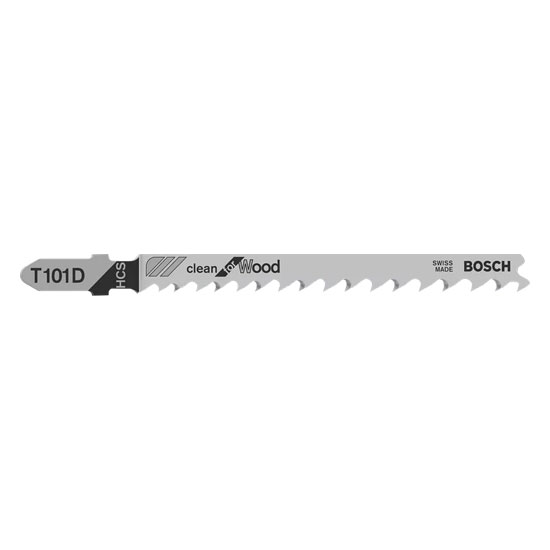 Bosch T101 D  Jigsaw Blades (5 per Pack)