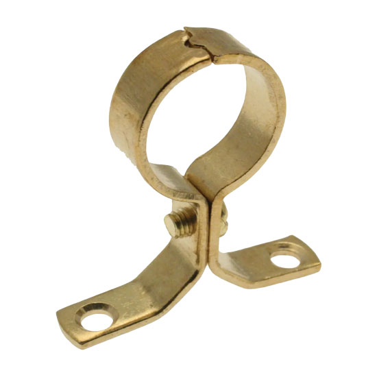 Brass School Board Pipe Clip