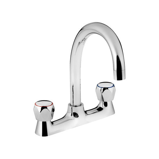 Bristan Club Deck Sink Mixer - Chrome VAC2DSMCMT