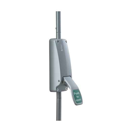 Briton Panic Bolt Pad Operated 372E Silver Finish