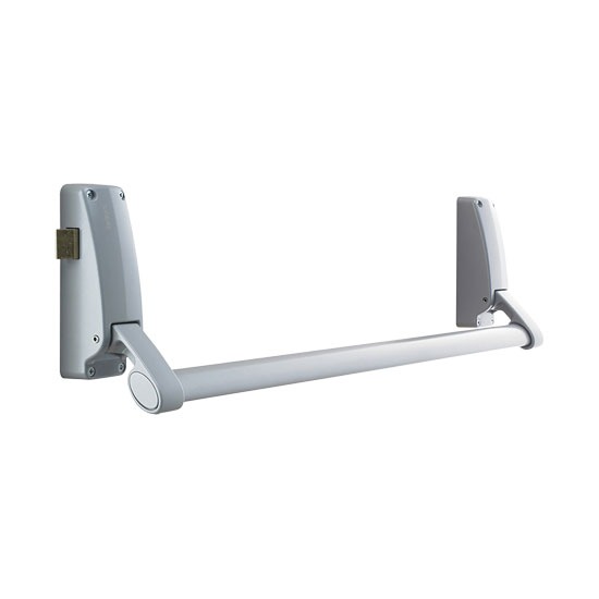 Briton Rim Panic Latch Bar Operated 378E Silver Finish