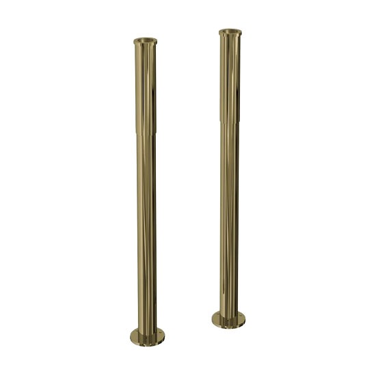 Burlington W6GOLD Decorative Gold Under Rim Pipe Shrouds - Pair