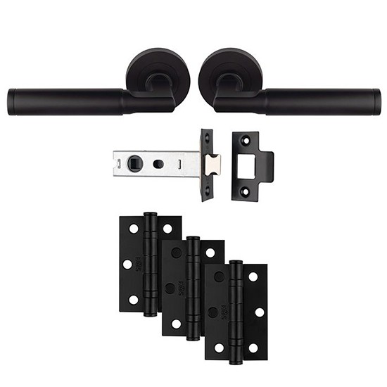 Carlisle UDP006MB/INTB Belas Matt Black Ultimate Door Pack