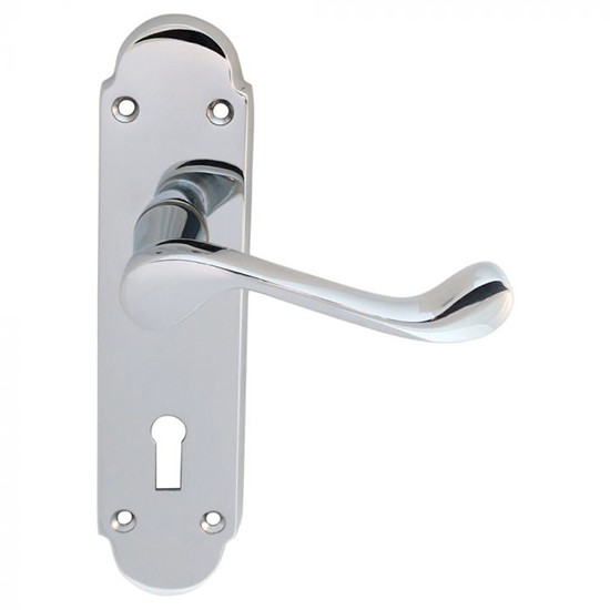 Carlisle DL168 CP Oakley Door Handle - Polished Chrome