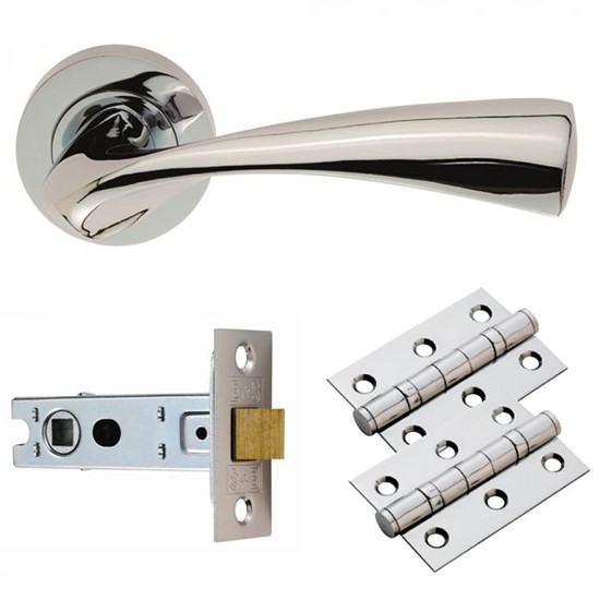 Carlisle GK007/INTB Sintra Latch Pack c/w Hinges & Latch