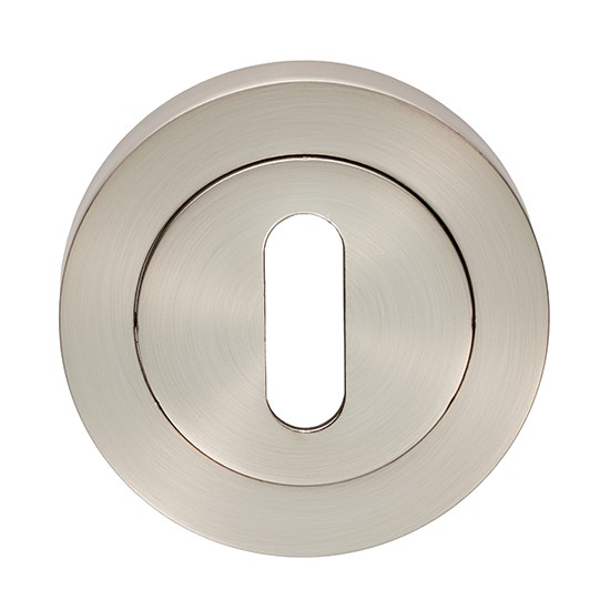 Carlisle GK4003SN Satin Nickel Lock Profile Escutcheon - 52 x 8mm