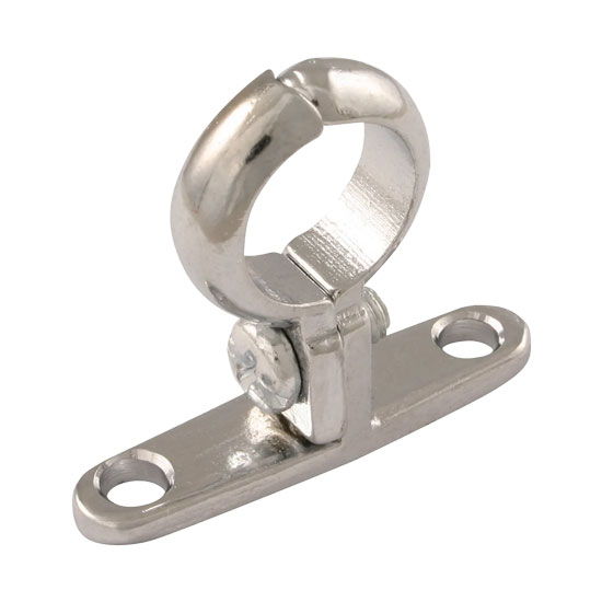 Cast Brass Chrome Screw On Pipe Brackets