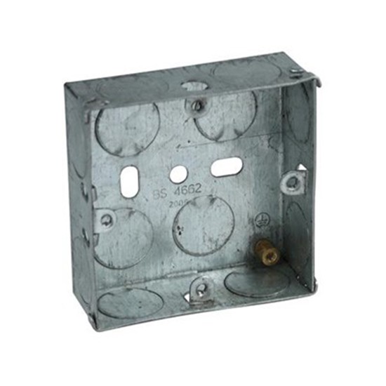 CED MB116 16mm Deep 1 Gang Knockout Box