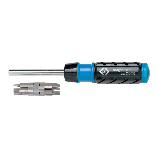 CeKa 4829D Ratchet Screwdriver Set with Magnetized Shaft