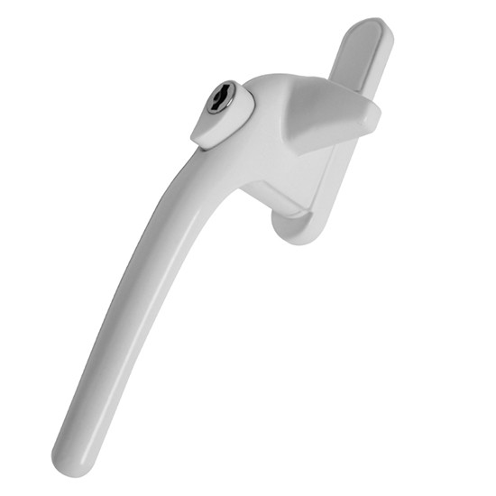 Chameleon Adjustable Cockspur White Window Handle