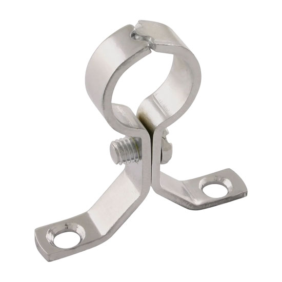 Chrome School Board Pipe Clip