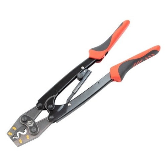 CK Tools T3676A 6-25mm Ratchet Bell Mouth Crimper for Bell Mouth Ferrules 