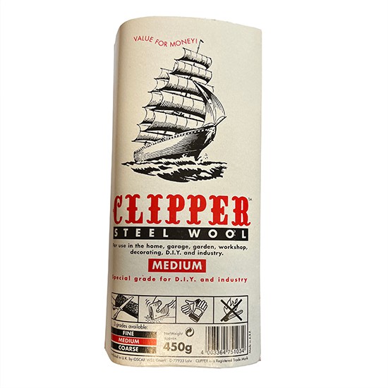 Clipper 450g Medium Wire Wool 