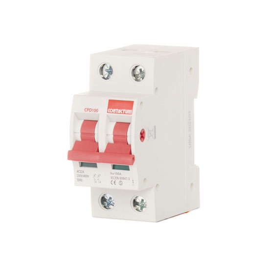 Contactum CPD100 100A 2 Pole Isolator