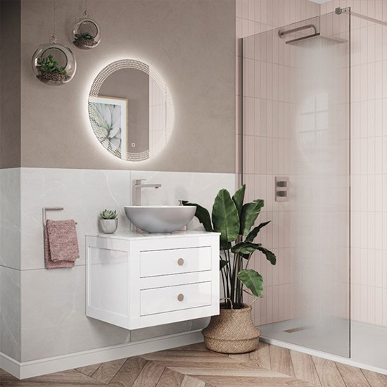 Crosswater CVMIRROR60 Canvass 600mm LED Mirror