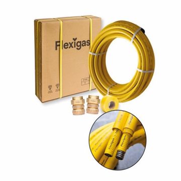 Flexigas Installer Kit DN15 c/w Coil, Tape & 2 x Fittings